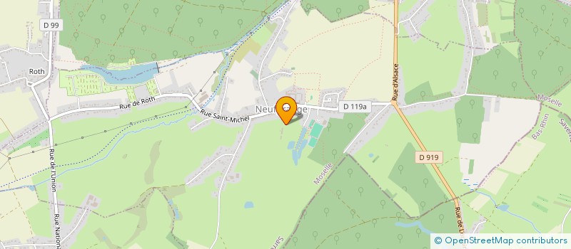 localisation de l'entreprise GRANIT NEGOCE  NEUFGRANGE