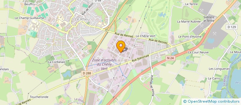 localisation de l'entreprise GRANIT PRO  BREAL-SOUS-MONTFORT