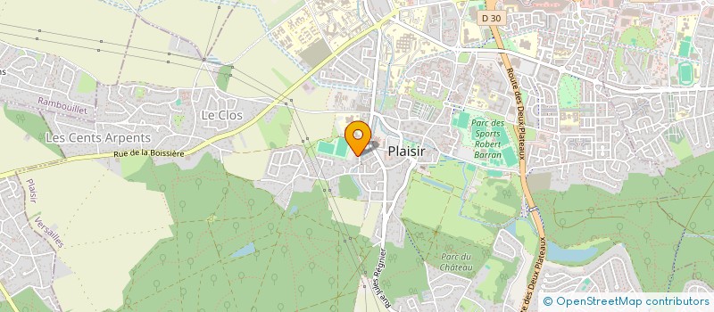 localisation de l'entreprise GRANIT ROSE à PLAISIR