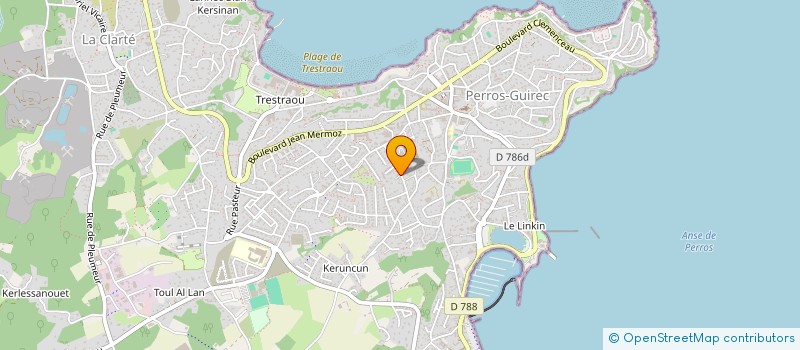 localisation de l'entreprise GRANIT RUNNING 22 à PERROS-GUIREC