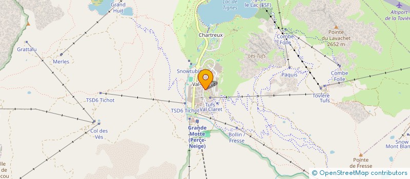 localisation de l'entreprise GRANITE  TIGNES