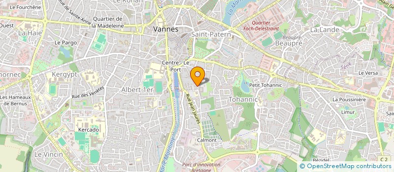 localisation de l'entreprise GRANITE & ARDOISE à VANNES