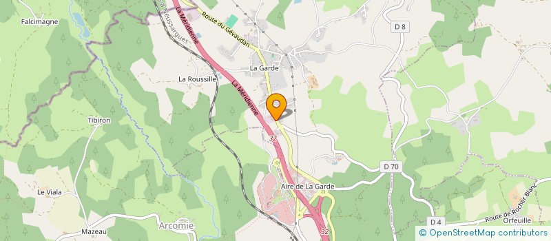 localisation de l'entreprise GRANITECH  ALBARET-SAINTE-MARIE