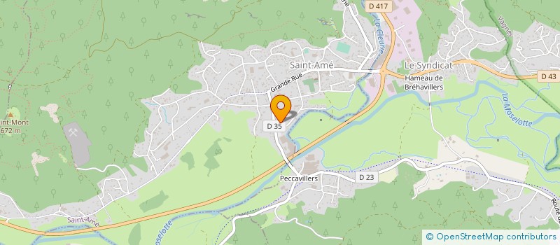 localisation de l'entreprise GRANITERIE ANDOLFATTO à SAINT-AME