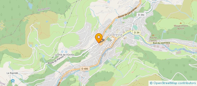 localisation de l'entreprise GRANITERIE ANDRE DEMANGE à LA BRESSE