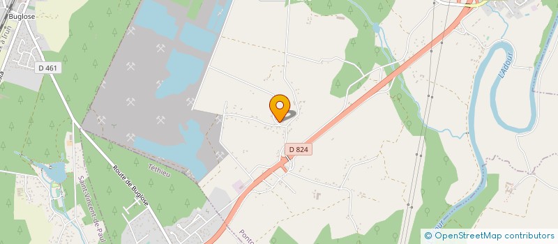 localisation de l'entreprise GRANITERIE D AQUITAINE à LALUQUE