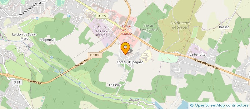 localisation de l'entreprise GRANITIC SARL à SOYAUX