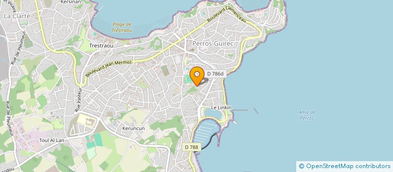 localisation de l'entreprise GRANITIK RIDERS à PERROS-GUIREC