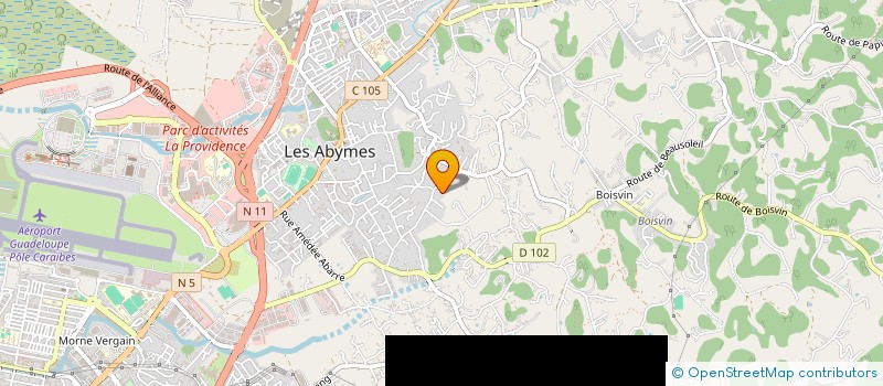 localisation de l'entreprise GRANITIX à LES ABYMES