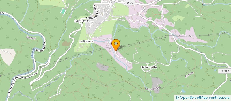 localisation de l'entreprise GRANITS CARRIERE ET FILS à LACROUZETTE
