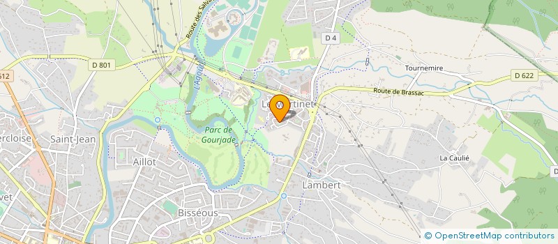 localisation de l'entreprise GRANITS DU LEZERT à BURLATS