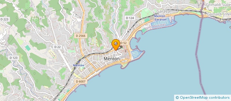 localisation de l'entreprise GRANITS PIERRES REVETEMENTS CARRELAGES  MENTON
