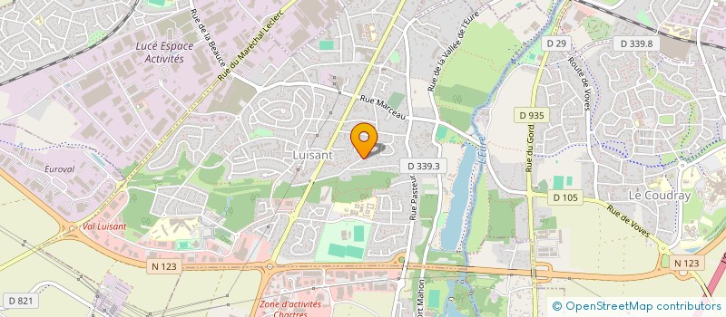 localisation de l'entreprise GRANITSET à LUISANT
