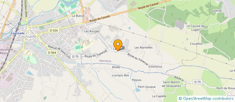 localisation de l'entreprise GRANITYFLOR  MONTEILS