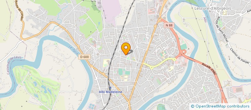 localisation de l'entreprise GRANIZO SERGE ORGANISATION à ALBI