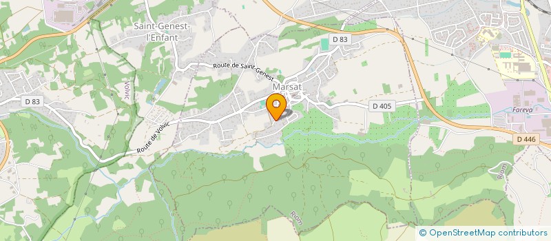 localisation de l'entreprise GRANJA N CO à MARSAT