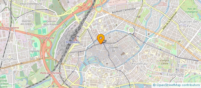 localisation de l'entreprise GRANNY à STRASBOURG