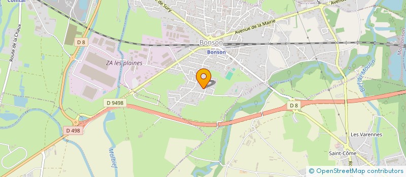 localisation de l'entreprise GRANO INVEST  BONSON