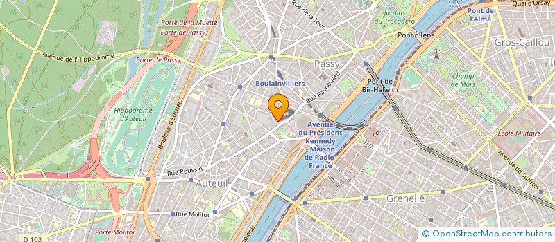 localisation de l'entreprise GRANOCHART SA à PARIS
