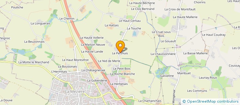 localisation de l'entreprise GRANOLA  LA MEZIERE