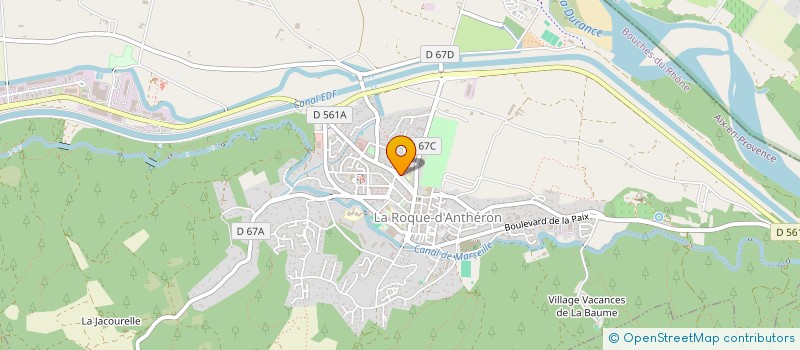 localisation de l'entreprise GRANON ELECTRICITE  LA ROQUE D'ANTHERON