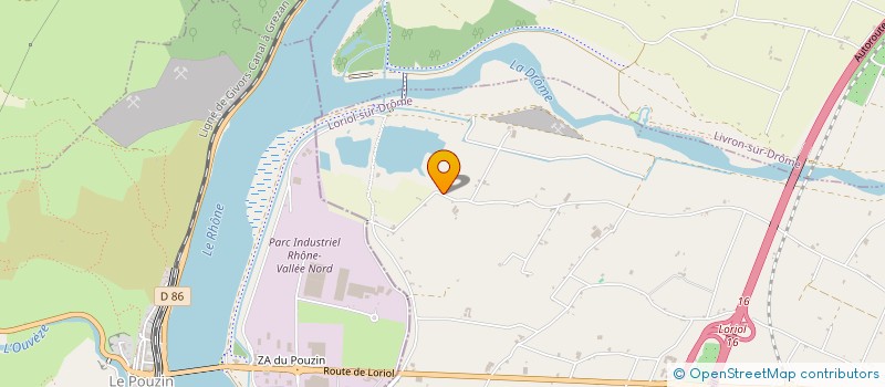 localisation de l'entreprise GRANON PASCAL à LORIOL-SUR-DROME
