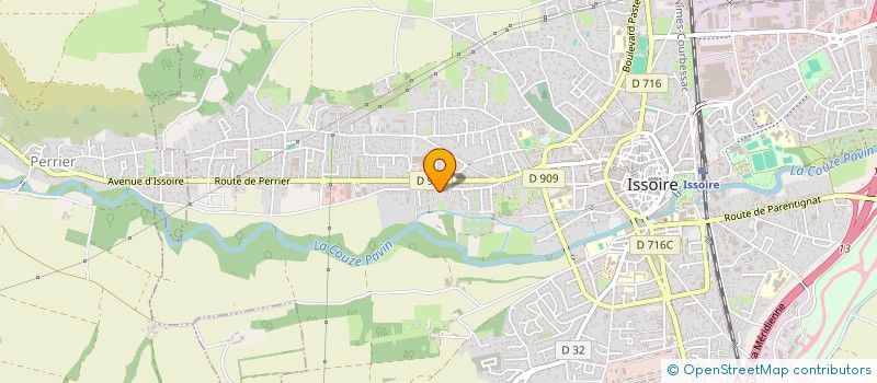 localisation de l'entreprise GRANPAS  ISSOIRE