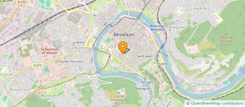 localisation de l'entreprise GRANSEM à BESANCON