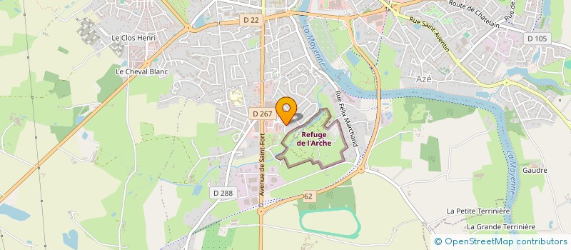 localisation de l'entreprise GRANSOL à CHATEAU-GONTIER-SUR-MAYENNE
