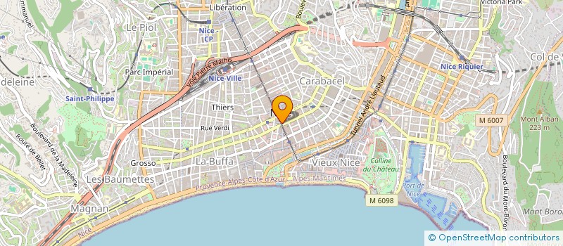 localisation de l'entreprise GRANSON IMMOBILIER à NICE