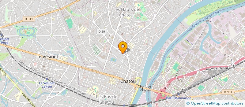 localisation de l'entreprise GRANT ESPACE  CHATOU