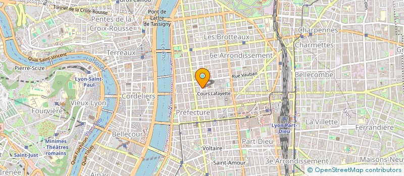 localisation de l'entreprise GRANT'S TECH FRANCE à LYON 6EME