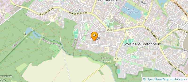 localisation de l'entreprise GRANTABORDS  VOISINS-LE-BRETONNEUX