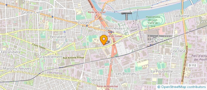 localisation de l'entreprise GRANTAYAN  VILLEURBANNE