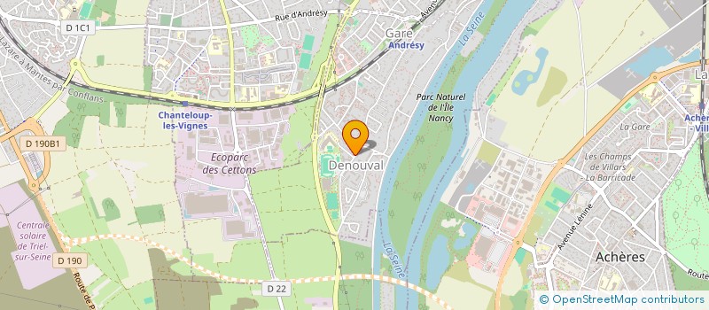 localisation de l'entreprise GRANTE  ANDRESY