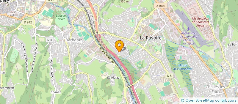 localisation de l'entreprise GRANTESS  LA RAVOIRE