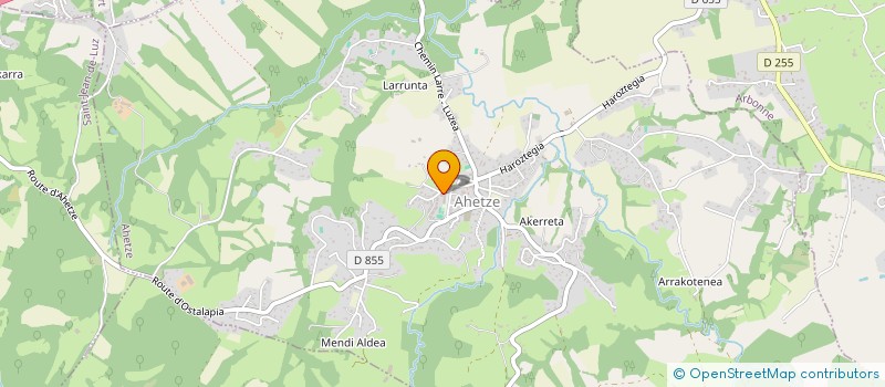 localisation de l'entreprise GRANTIN  AHETZE