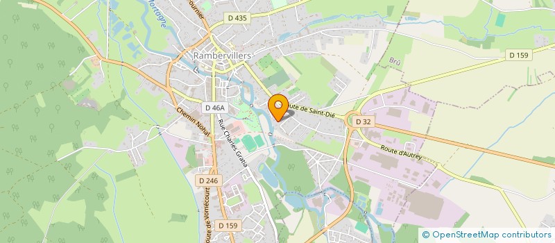 localisation de l'entreprise GRANU  RAMBERVILLERS