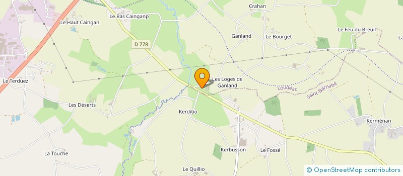 localisation de l'entreprise GRANULATION ET BROYAGE DE L'ORNE à SAINT-BARNABE