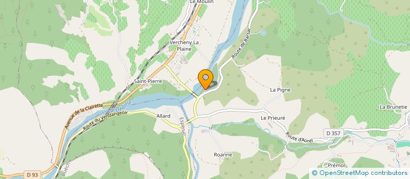 localisation de l'entreprise GRANULATS ET BETON DU VAL DE ROUANNE à AUREL