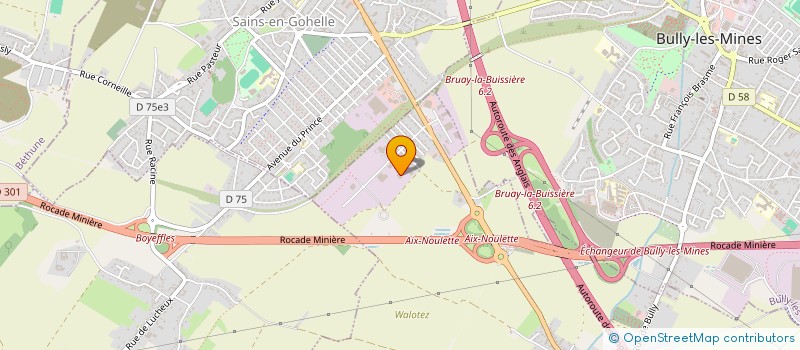 localisation de l'entreprise GRANULATS NEGOCE TRANSPORTS  AIX-NOULETTE