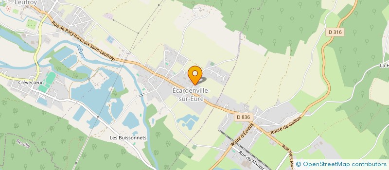 localisation de l'entreprise GRANULES 18  CLEF VALLEE D'EURE