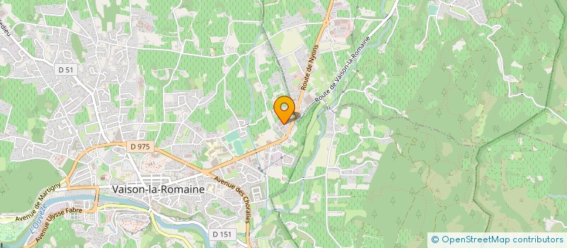 localisation de l'entreprise GRANULES VAISONNAIS  VAISON-LA-ROMAINE