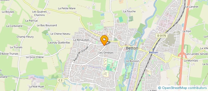 localisation de l'entreprise GRANULO MACONNERIE à BETTON