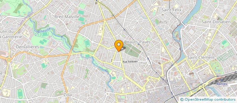 localisation de l'entreprise GRANUM à NANTES