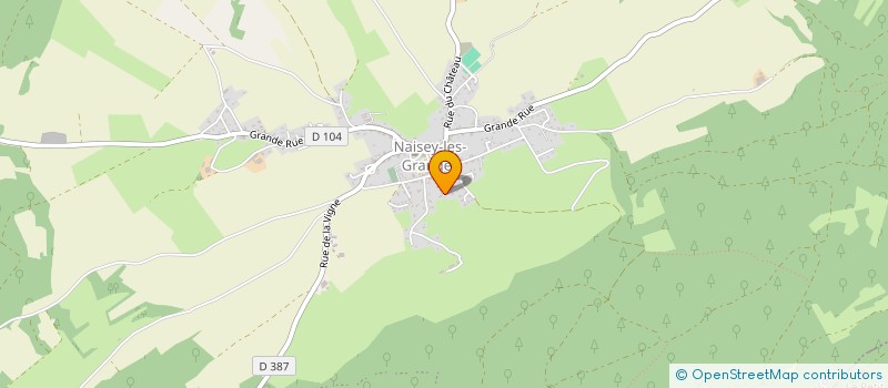 localisation de l'entreprise GRANVEL  NAISEY-LES-GRANGES