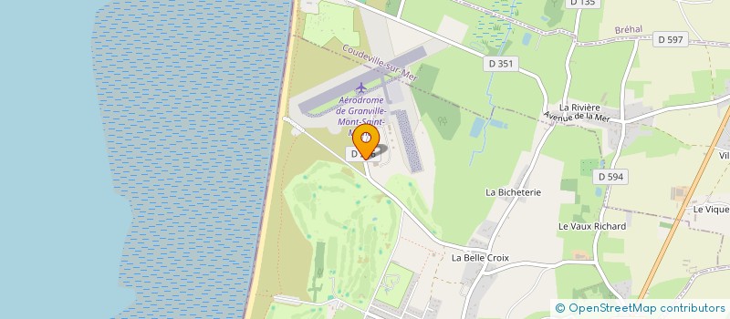 localisation de l'entreprise GRANVIL MAREE  BREVILLE-SUR-MER