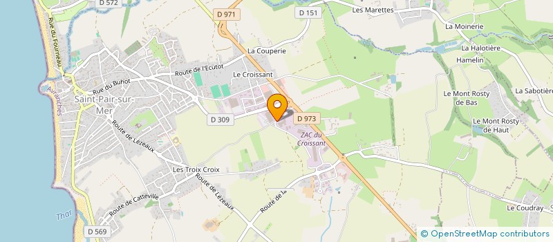 localisation de l'entreprise GRANVIL'MATERIAUX à LEVALLOIS-PERRET