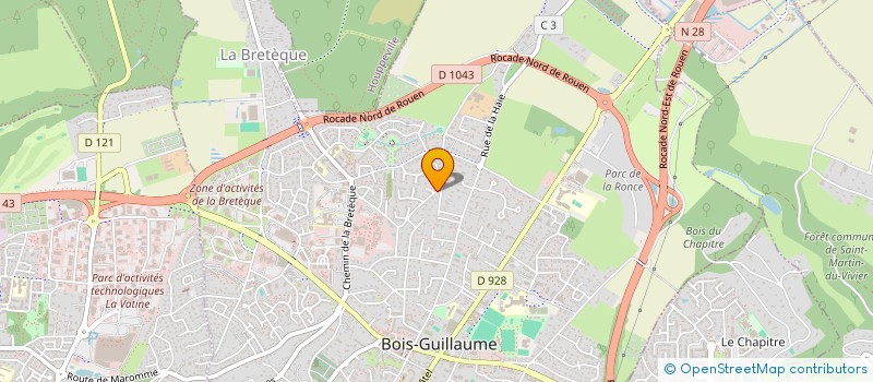 localisation de l'entreprise GRANVILLAISE à BOIS GUILLAUME