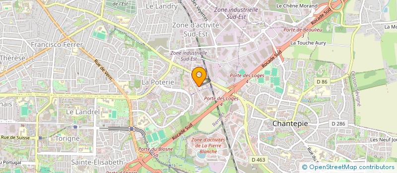 localisation de l'entreprise GRANVILLE à RENNES